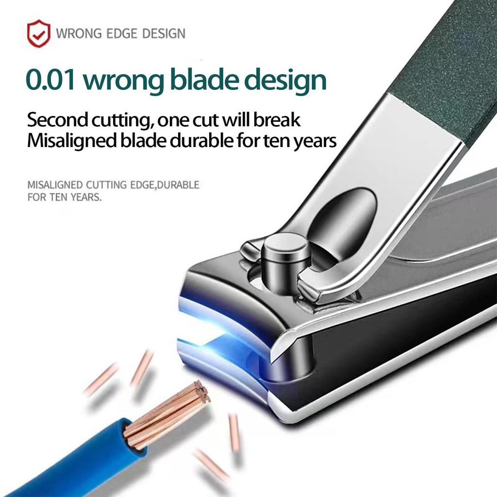 Немецкое качество 6-предметный темно-зеленый портативный набор для ухода за ногтями с кусачками, ножницами и инструментами для педикюра