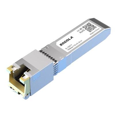 Модуль Sodola 10GBase-T SFP+, 10G Медь, Многоскоростной Оптический Трансивер 1/2.5/5/10G, Совместим с Cisco SFP-10G-T-S, TP-Link, Netgear, Ubiquiti UF
