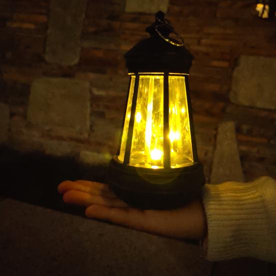 Солнечный фонарь подвесной светильник уличный водонепроницаемый светодиодный светильник в форме свечи на солнечной батарее энергосберегающий автоматический светильник для сада, патио, двора, декоративная лампа