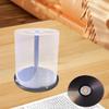Clear Plastic DVD Storage Bucket Holds 100 Discs Disc Organizer Portable CD Storage Bucket  Home