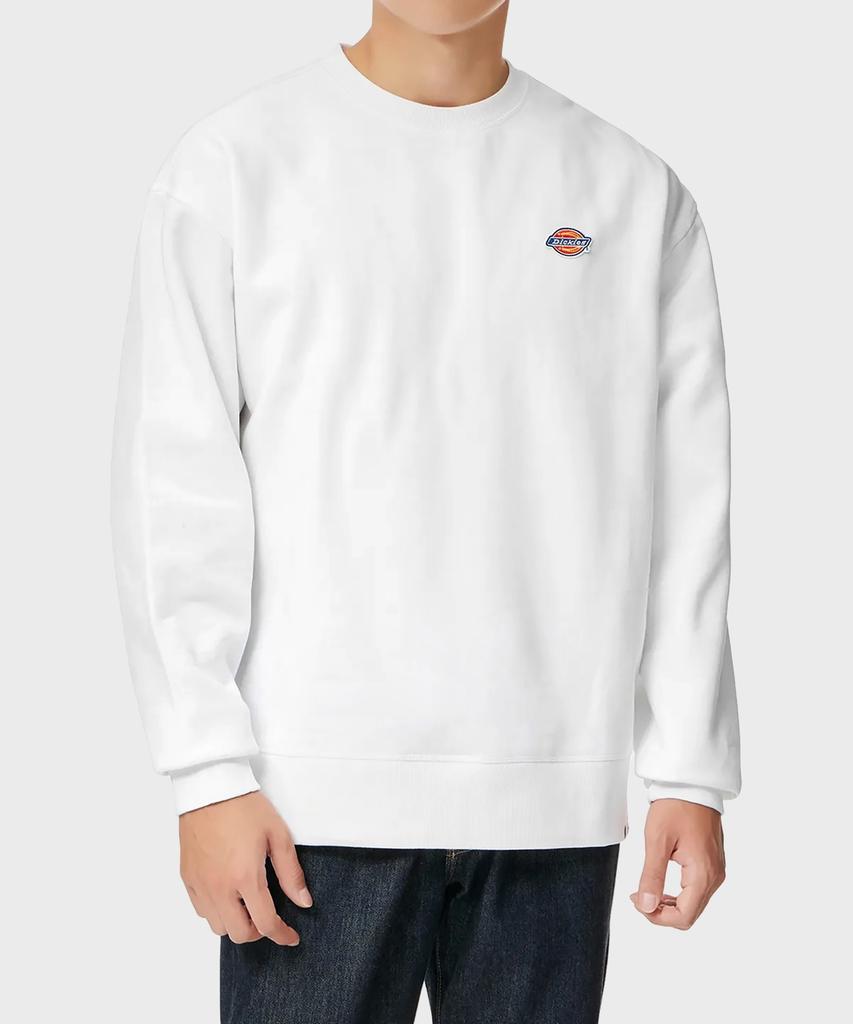 DICKIES Fleece Relaxed Crewneck White