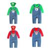 Super Mario Cartoon Cotton Onesie For Babies Cosplay Outfit For Boys And Girls