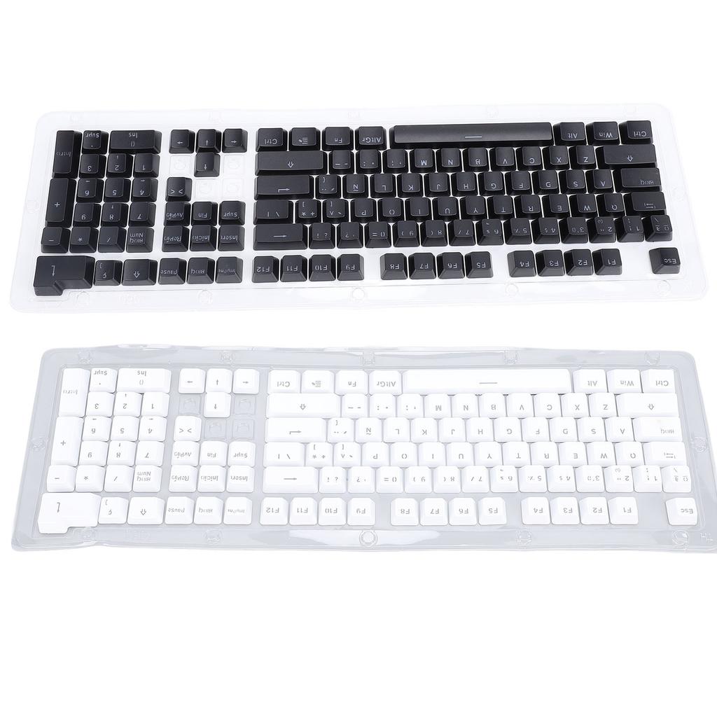 Spanish Keyboard Keycaps 108 Keys Minimalist Mechanical Keyboard Keycaps for 61 64 68 84 87 96 98 10
