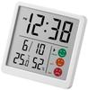 MAG Digital Thermometer Hygrometer Environmental Indicator Comfortable High Humidity Dry Clock Compact Small Magnet Stand White Nicopita TH-112A WH-Z