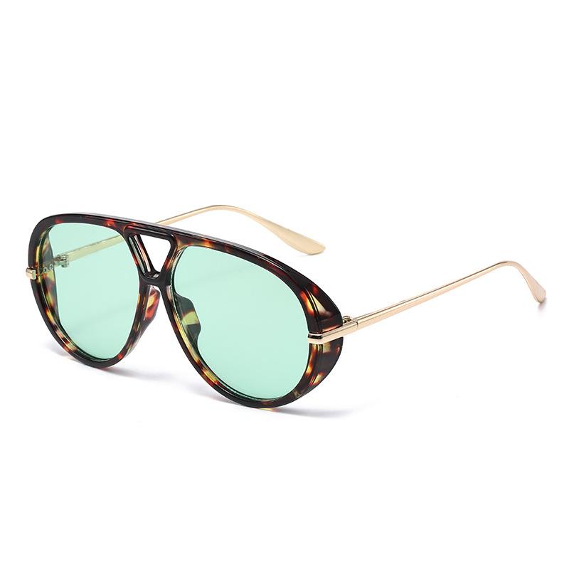 New Vintage Pilot Round Sunglasses Women Men Metal Frame Sun Glasses Circular Eyewear Sunglasses for Male Female Eyeglasses