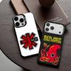 Незабываемый чехол для телефона с изображением группы Red Hot Chili P-Peppers для iPhone 17, 16, 15, 14, 13, 12, 11 Plus, Pro Max, Черный, Конфетный, Посеребренный