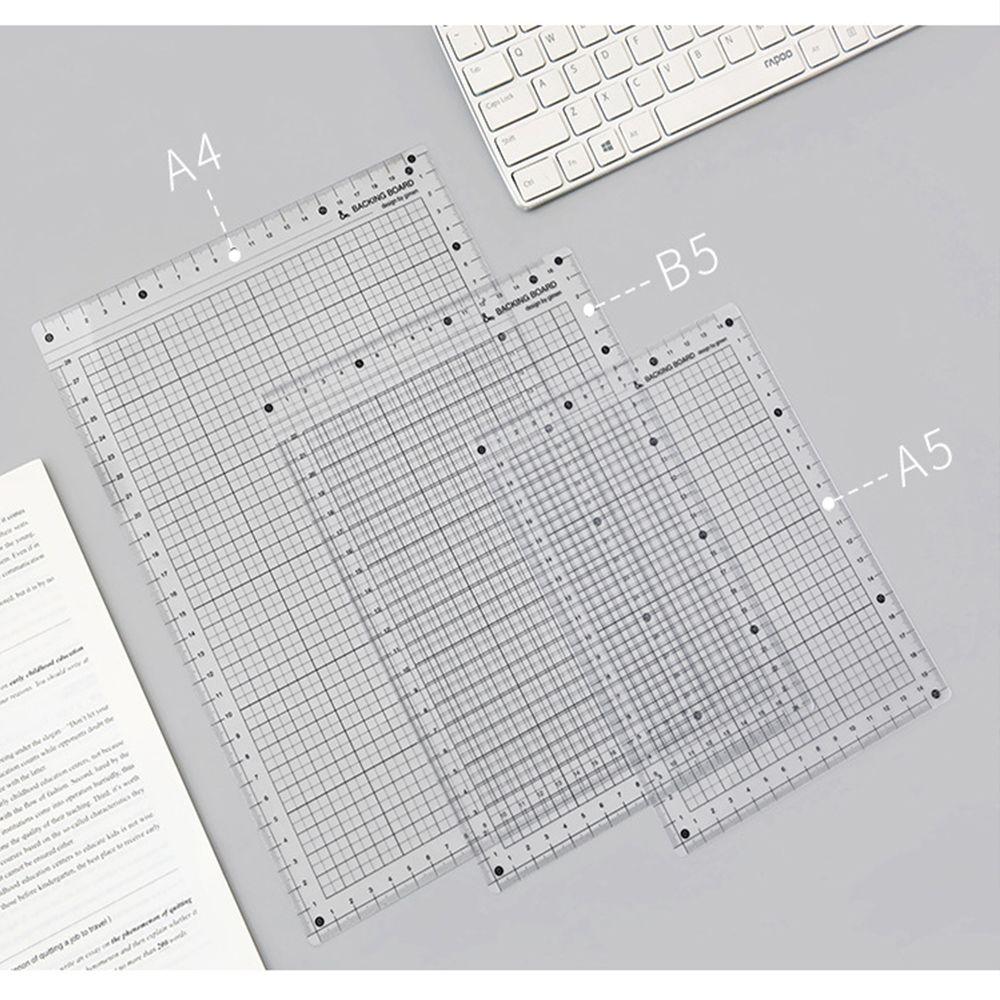 Plank Measuring Supplies Drafting Students Drawing Clipboard Cutting Mats Writing Pad Ruler Board