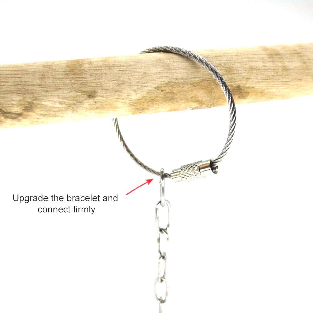 Training Stainless Steel Parrot Foot Chain Bird's Foot Ring Anklet Ankle Foot Ring Stand Chain