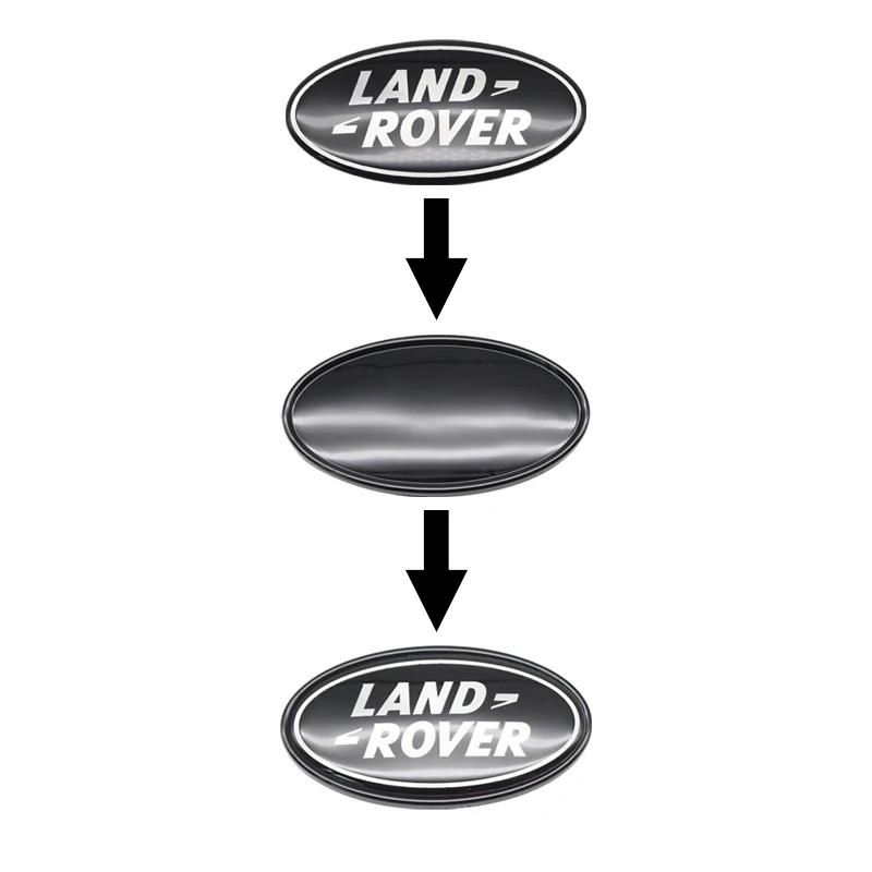 3D Car Front and rear Emblem Badge Sticker For Land rover SVR Discovery Velar Evoque Freelander Range Rover L322 car accessories gttt2