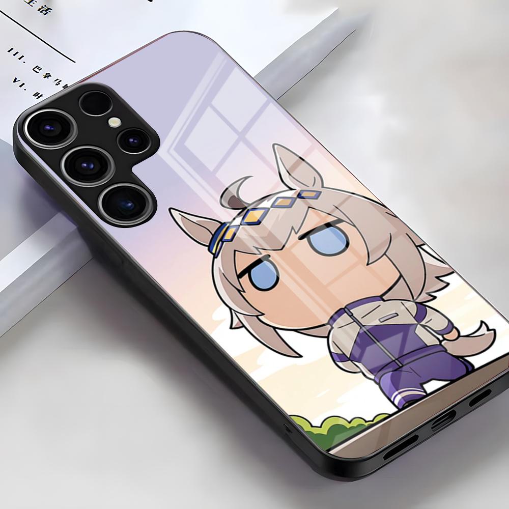 Uma Musume Pretty Derby Phone Case For Samsung S25 Edge Ultra S23 S22 S21 S20 Ultra Plus S24 Fe A54 A53 A25 Glass Cover