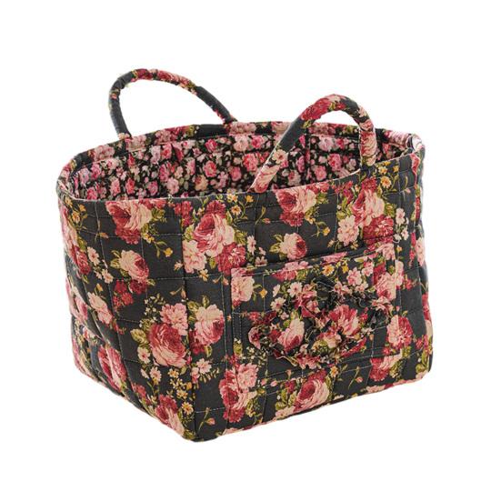 Корзина для хранения с ручками. Многофункциональная складная корзина для хранения из утолщенной ткани большой вместимости.