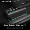 Car Front Seat Track Protection Cover For Tesla Model Y Rear Door Sill Anti Kick Plate Interior Decoration Refit Accessories