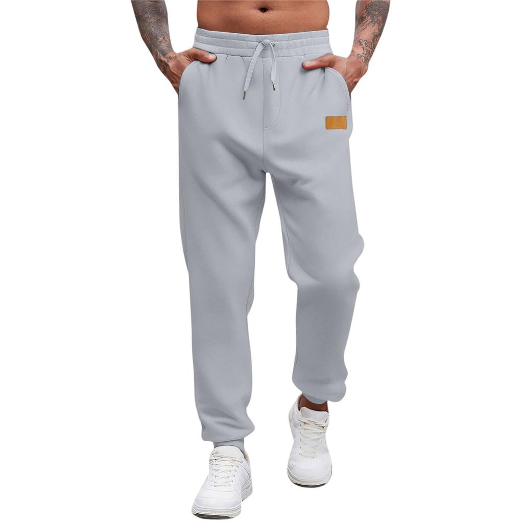 Мужские спортивные брюки, брюки для бега, рабочие брюки с карманами для улицы, повседневные брюки