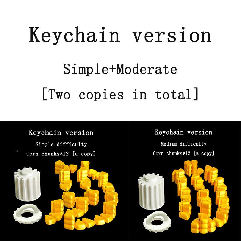 3D Печать Модель Игры с Кукурузой Набор для Сборки DIY Образовательная Научно-Техническая Игрушка Хороший Подарок Для Детей Для Детей Взрослых