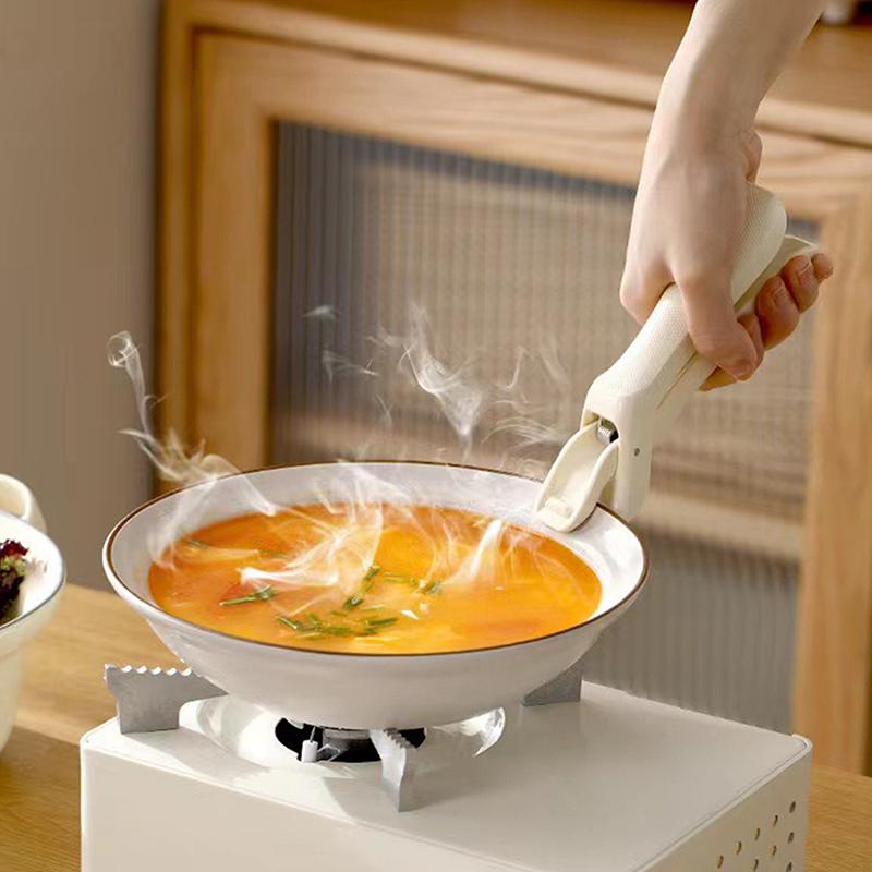 Нескользящий антиожоговый зажим Новые щипцы для мисок для еды Силиконовый антиожоговый держатель Gripper Прочный кухонный зажим для мисок