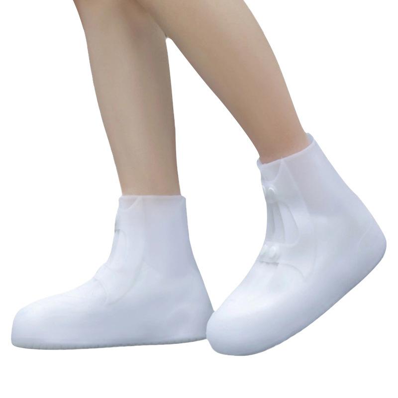 Water Shoes Rain Shoe Cover Men and Women Waterproof and Non-slip Rain Shoes Outdoor Wear-resistant Thickened Rain Boots Shoe Cover