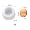 Q Version Clay Head Sculpey 3D Facial Mould Doll Modification Accessories Baby Face Silicone Molds
