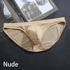 Men Bikini Erotic Underwear Seamless Ultra-thin Underwear Ice Silk Gay Panties Briefs Pouch Summer