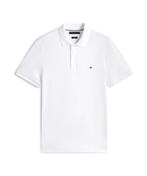Сезонная рубашка-поло из жидкого хлопка TOMMY HILFIGER (T12G1Tkt120Mt1Ybr)