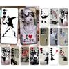 Чехол для телефона Motorola Edge 50 40 Pro 60 50 40 30 Ultra Neo Fusion Moto G85 G72 G53 G54 G84 G13 G32 Street Art Banksy Graffit