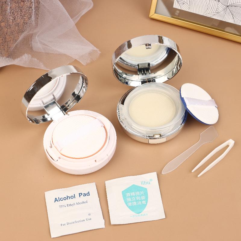 15Ml Empty Air Cushion Puff Box Portable Cosmetic Makeup Case Container With Powder Sponge Mirror For Bb Cream Foundation