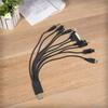 Для домашнего использования 10 в 1 USB-кабель 10 в 1 USB-кабель для зарядки Мобильное зарядное устройство Компактное USB-зарядное устройство Прочный материал ДЛЯ SAMSUNG