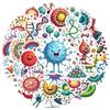 35pcs-100pcs Decals Cute Stationery Stickers Funny Stickers Stickers For Suitcase Laptop