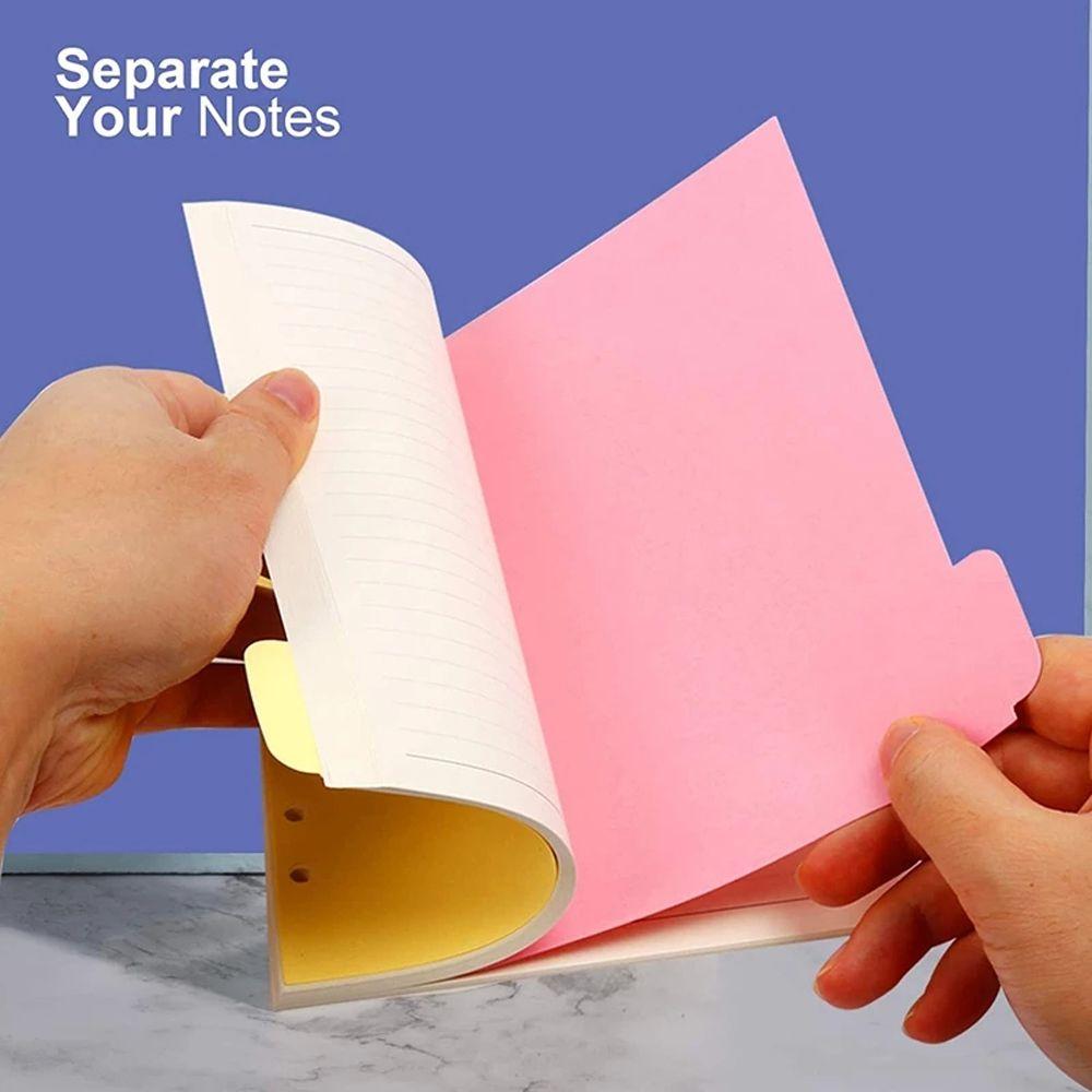 Planner Classified Lables Refill Papers A5 A6 A7 Index Pagination Index Divider Binder Dividers