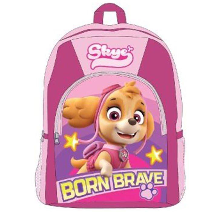 Disney Backpack - PAW-2222-2754 S1 - Girls' Bag with Pink Paw Patrol Print 35x27x10 Cm