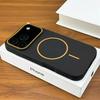 Роскошный Матовый Магнитный Чехол для Телефона Для iPhone 12 13 14 15 16 17 Pro Max Plus Для Magsafe Беспроводной Зарядки Ударопрочный Защитный Чехол