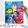 Disney Inside Out digital oil painting diy handpainted coloring painting home decoration, cute cartoon wall art gifts for living room