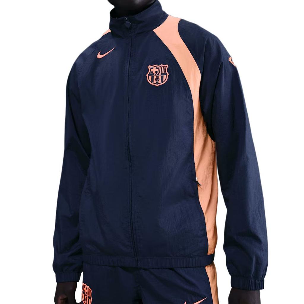 Nike Мужская спортивная куртка Nike для футбола FC Barcelona Total 90 HQ9735-410