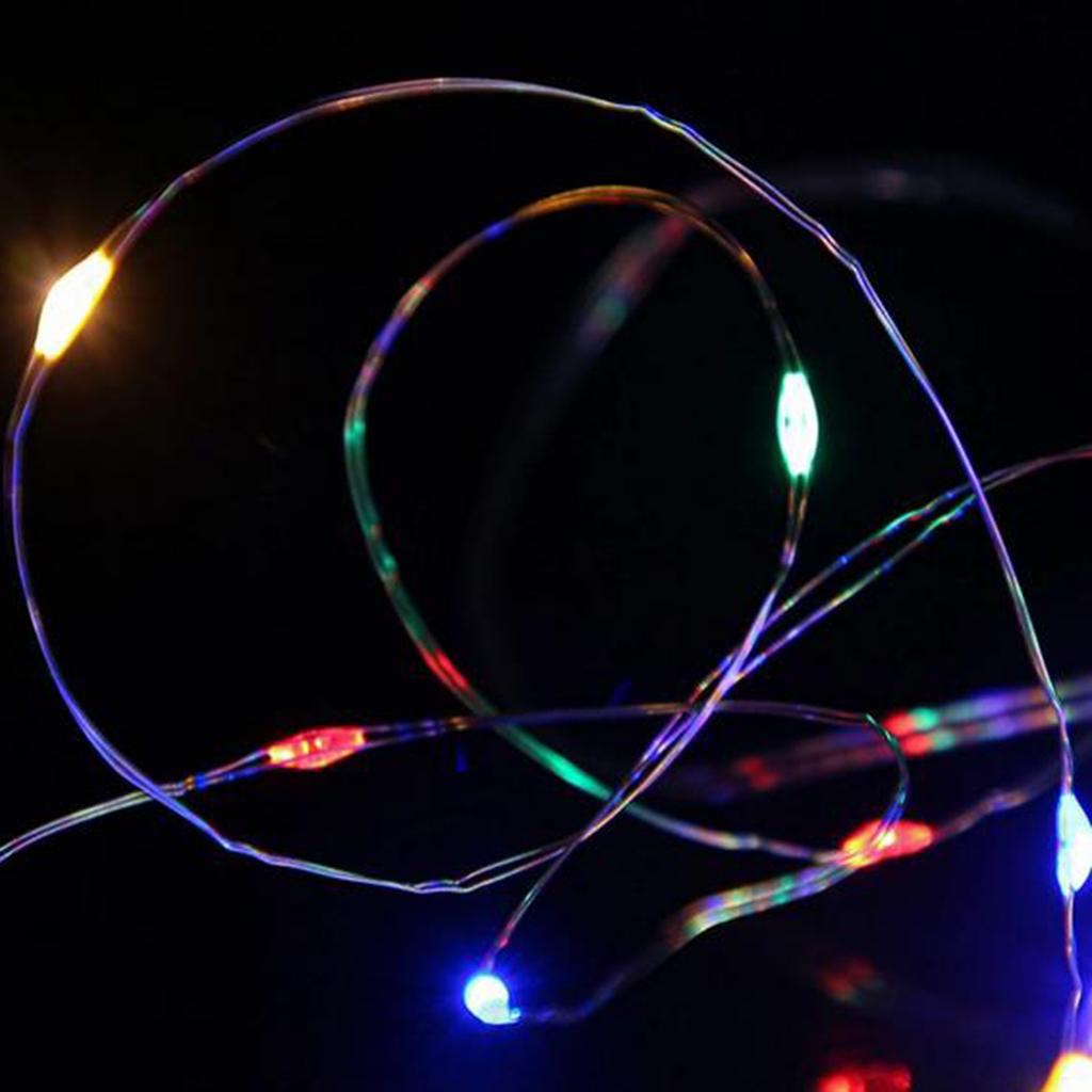 Romantic Christmas Decorative Dorm Bedroom Copper Wire String Lights Battery Box, Holiday Festival