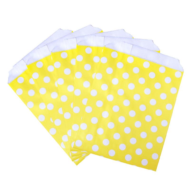 50/100 Pcs 46 patterns 13x18 CM degradable bronzing kraft paper bag envelope wedding Christmas gift baking sealed packaging