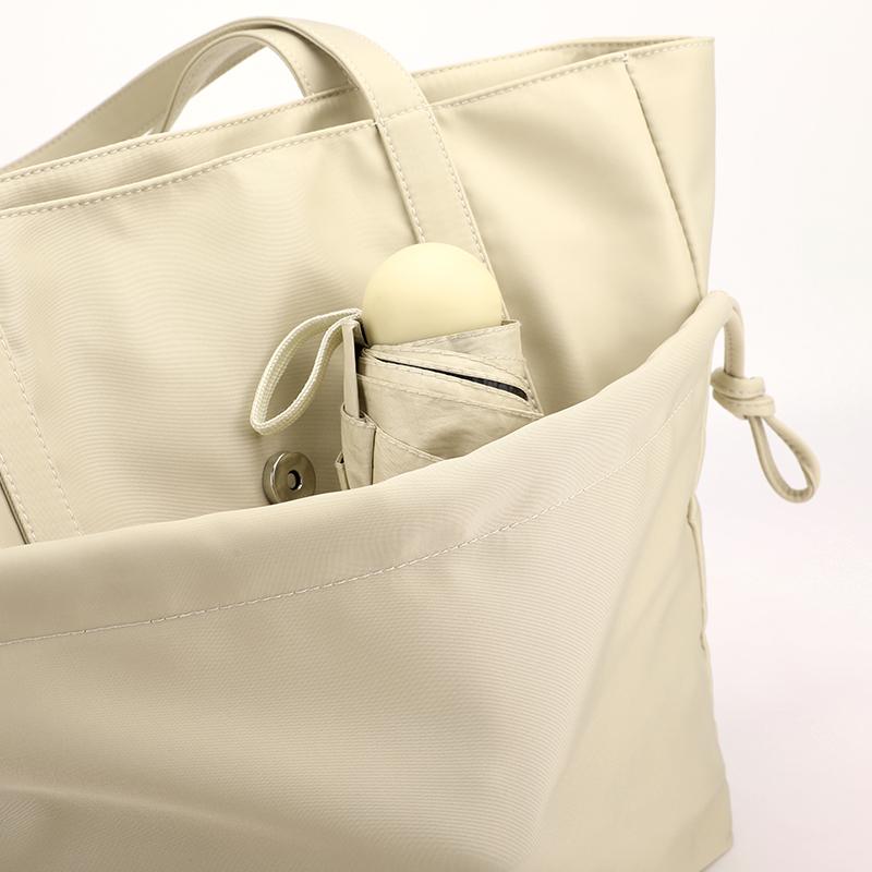 Большая вместительная сумка-тоут, легкая водонепроницаемая нейлоновая сумка, женская сумка через плечо