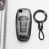 Титановый Серый ТПУ Чехол-Оболочка Брелок для Ключей Автомобиля Для Ford Focus 2 3 Ecosport Mondeo Figo Fiesta Для Ford Puma Ranger