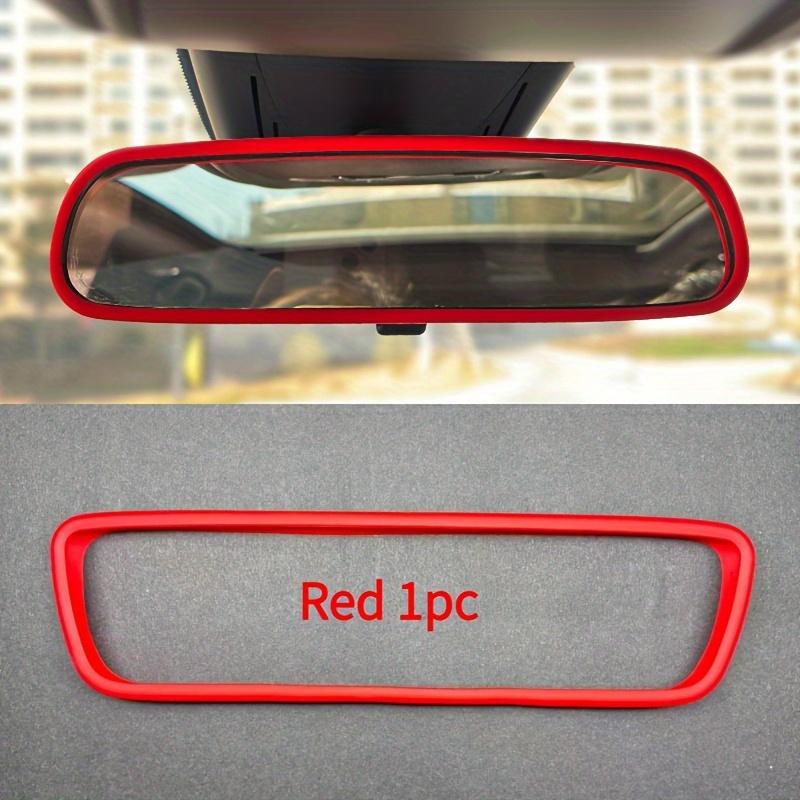 Car Decoration with Interior Rearview Mirror Protective Cover, Multi-color Silicone Anti-collision, Universal Type