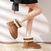 Women's Snow Boots 2024 New Winter Thick Soled Short Simple and Thick Warm Cotton Shoes Platform Shoes Botas Mujer Algodón