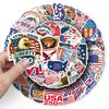 50 Водонепроницаемых Наклеек к Двухсотлетию Независимости США - для DIY, Украшения Компьютера и Багажа.