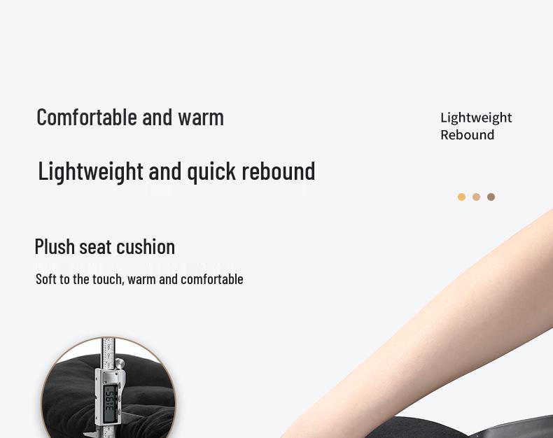 Утолщенный бархатный чехол на сиденье электросамоката: Удобный, Прочный, Защищающий от солнца, Амортизирующий и Увеличивающий рост для улучшенного опыта езды