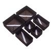 6Pcs/Set Various Sizes Cloth Storage Boxes Collapsible Durable Drawer Organizer Fabric Baskets Bins
