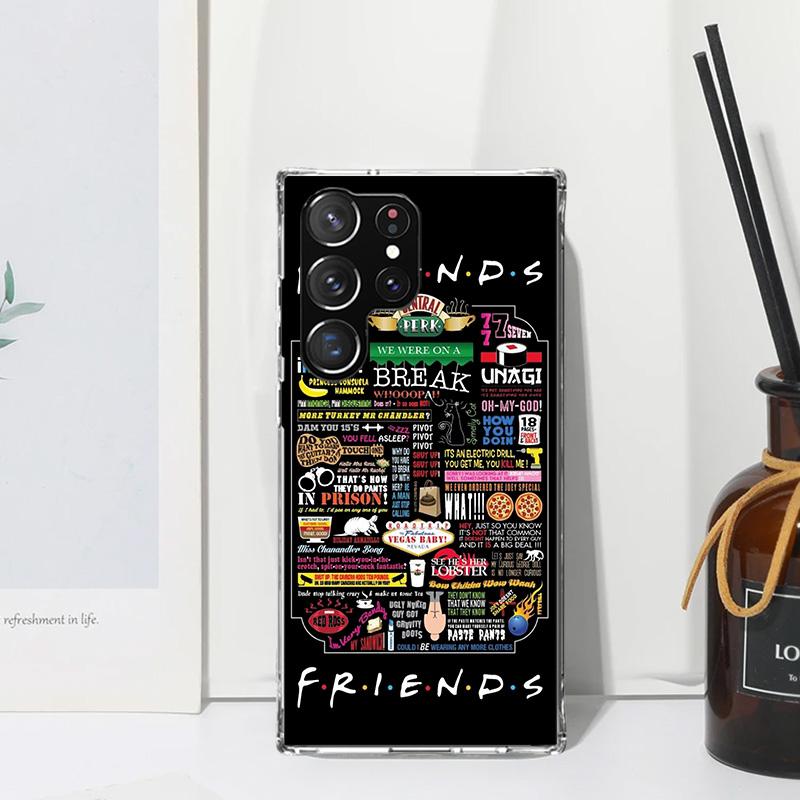 Friends Tv Show Funny Family Phone Case For Samsung Galaxy S26 S25 Edge S24 FE S23 S22 Ultra S21 Plus S20 + Art Fundas Back Cove