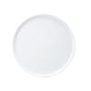 Pro-Style Plate, 26cm Diameter, White, Simple, Lunch Plate, One-Piece Flat Plate, 51090-5831