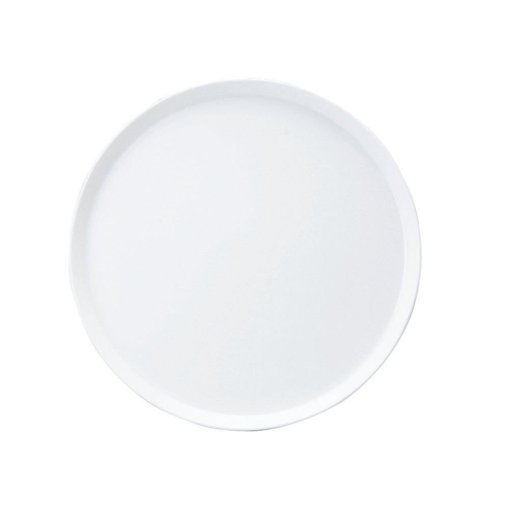 NARUMI Pro-Style Plate, 26cm Diameter, White, Simple, Lunch Plate, One-Piece Flat Plate, 51090-5831
