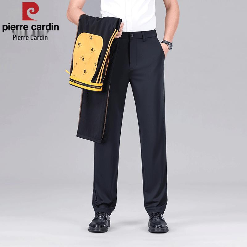 Pierre Cardin Men's Cooling Silk Blend Straight-Leg Casual Pants