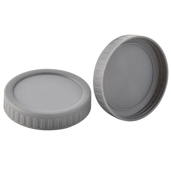10Pcs 86MM Wide Mouth Jar Lid Silicone Seal Airtight Food Grade BPA Free Heavy Duty Leak-proof Colorful Universal Round Cup Can Cover