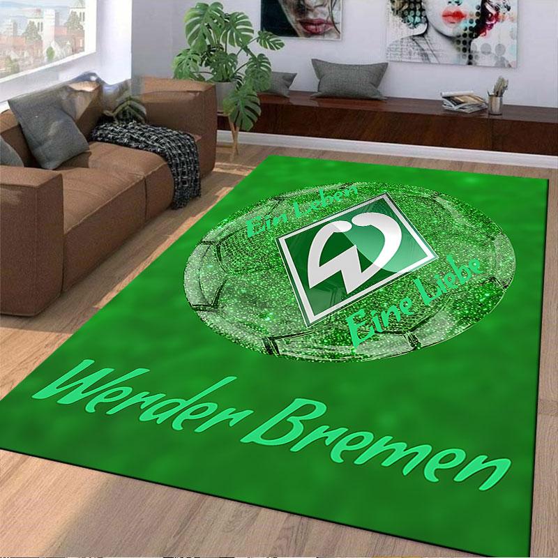 Werder Bremen Green Design suitable as a non-slip mat for the living room or bedroom sofa