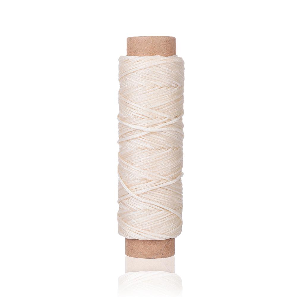 30m/roll 150D Hand Stitching Handicraft Flat Cord Leather Waxed Thread Sewing Line