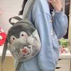 Женская симпатичная плюшевая сумочка Jk Lolita Sweet Backpack Kawaii Cartoon Penguin Doll Casual Soft Designer Backpack