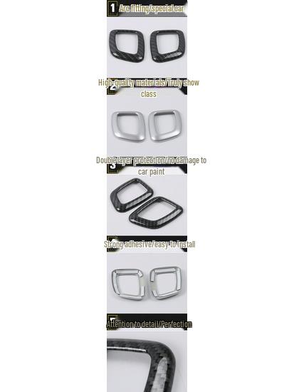 17 Compass Rear Door Speaker Ring Cover & Roof Speaker Patch Accessories